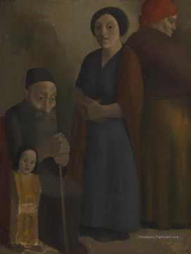 Juif juif de famille Peinture à l'huile